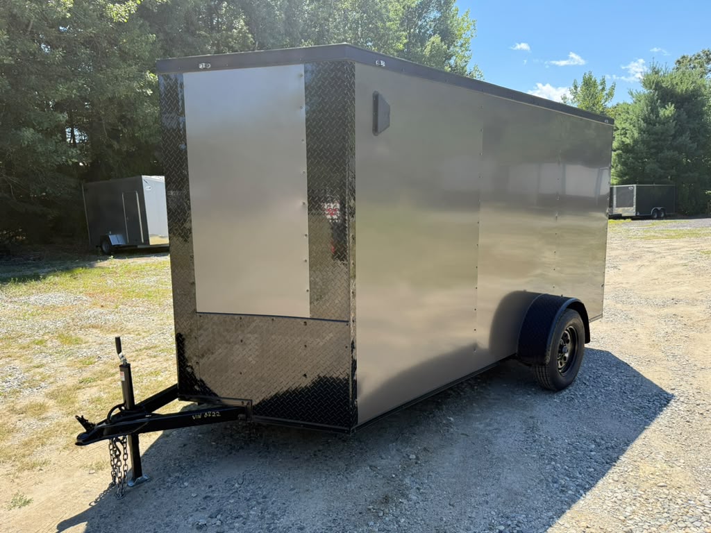 J & C Suppliers 6x12 Cargo / Enclosed Trailer – Blackout Package · Axles: 3,500 lb axles