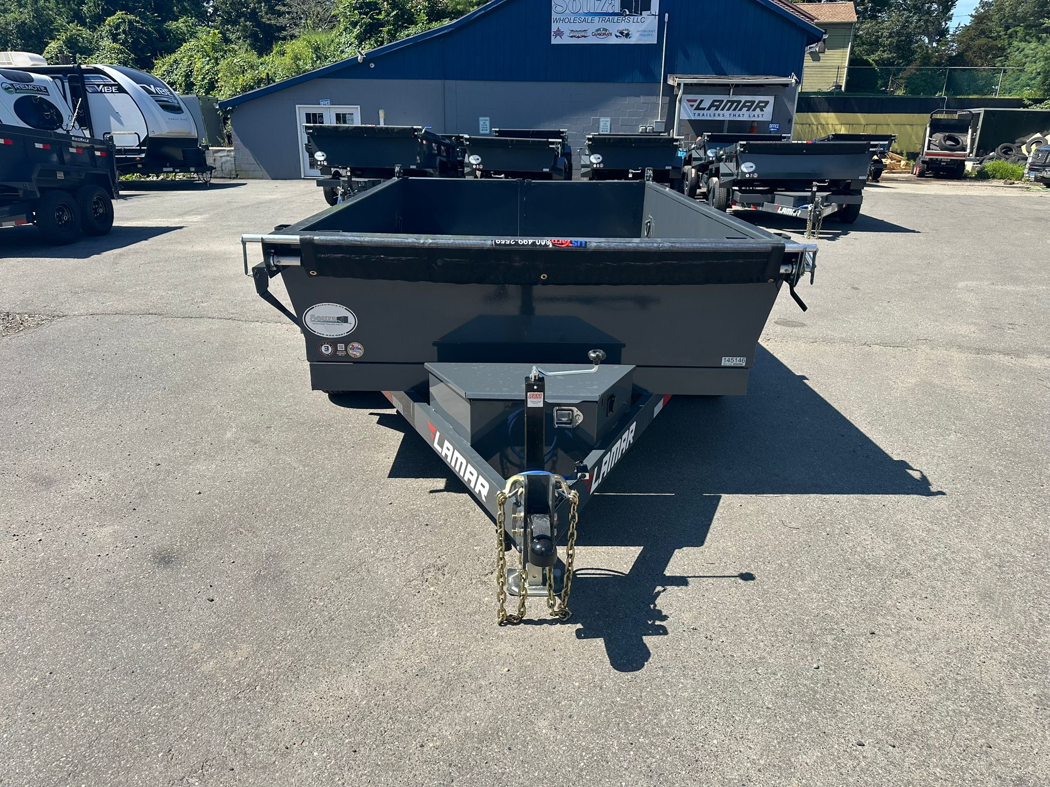 Lamar 77x10 Dump Trailer