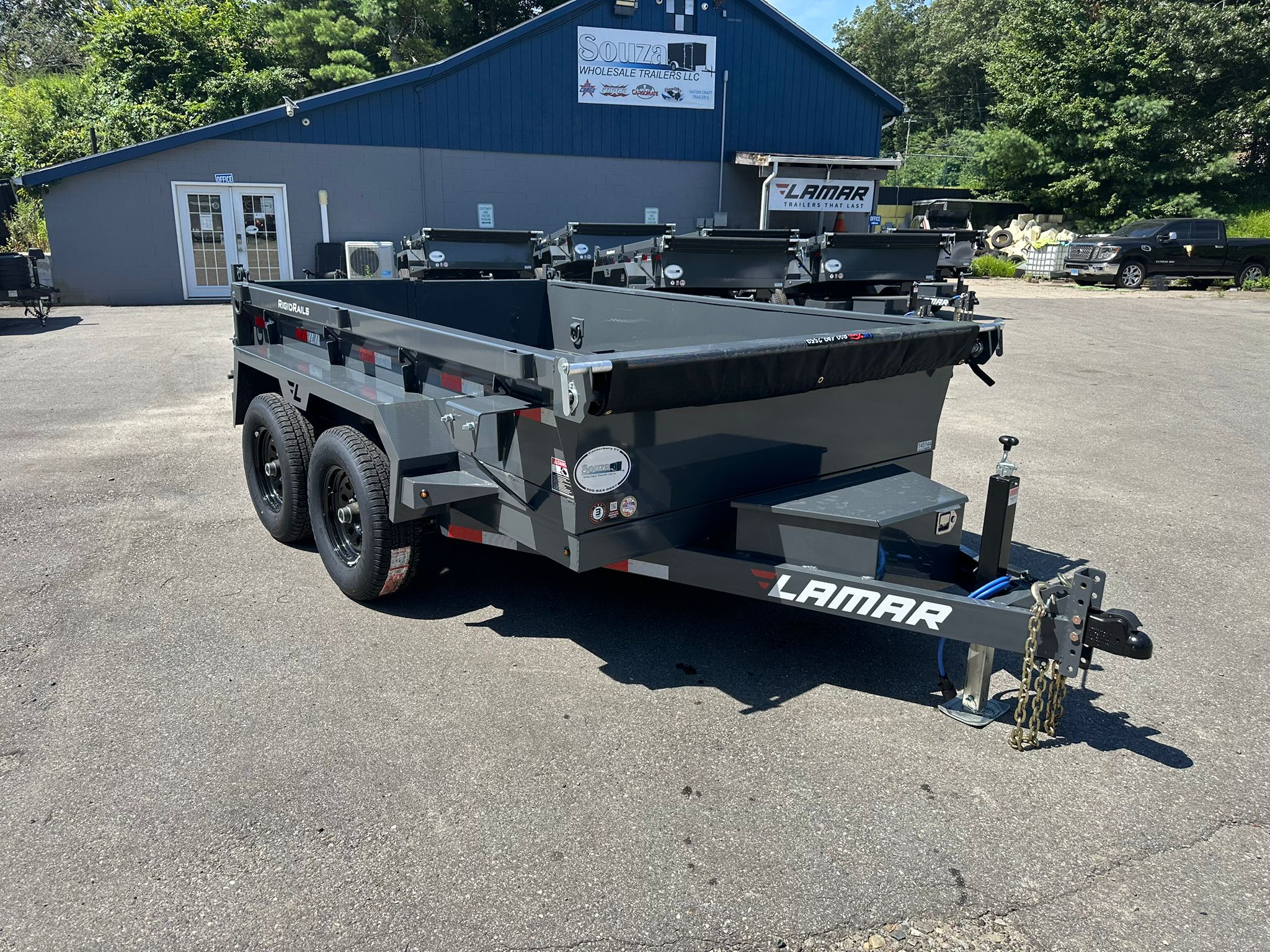 Lamar 77x10 Dump Trailer