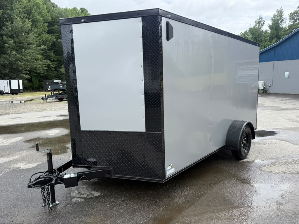 J & C Supplies 7x12 Cargo / Enclosed Trailer – Blackout Package · Axles: Single 3,500 lb Axle