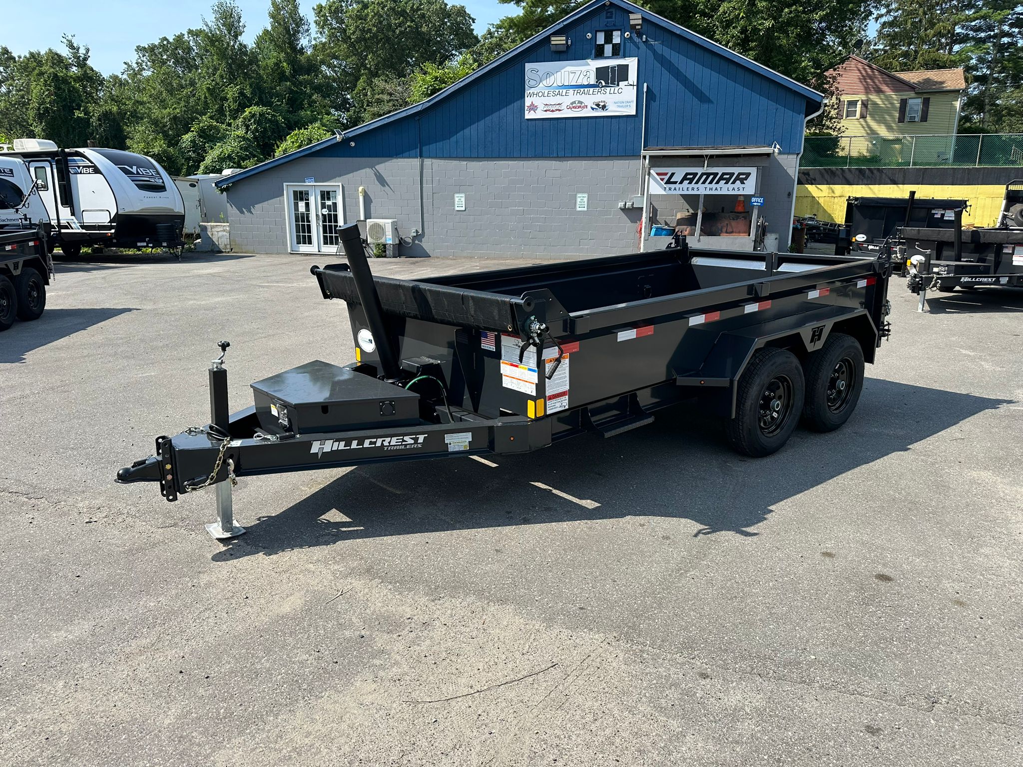 Hillcrest 6x12 Dump Trailer – Dump, Tandem Axle