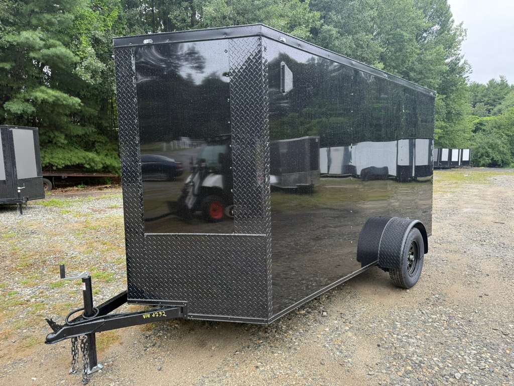 J & C Suppliers 6x12 Cargo / Enclosed Trailer – Blackout Package · Axles: 3,500 lb axles