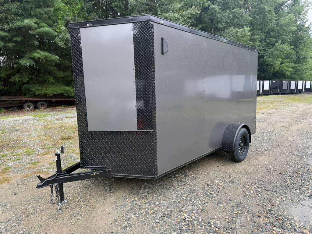 J & C Suppliers 6x12 Cargo / Enclosed Trailer – Blackout Package · Axles: 3,500 lb axles