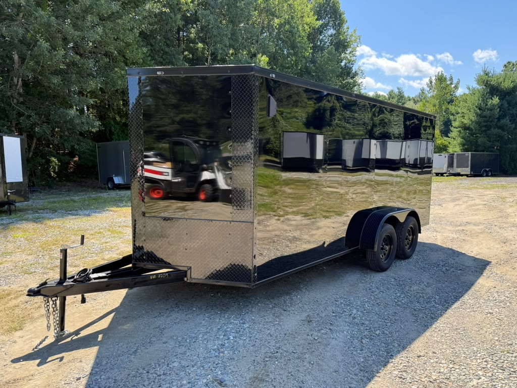 J&C Suppliers 7x16 Cargo / Enclosed Trailer – Blackout Package · Axles: 3,500 lb axles